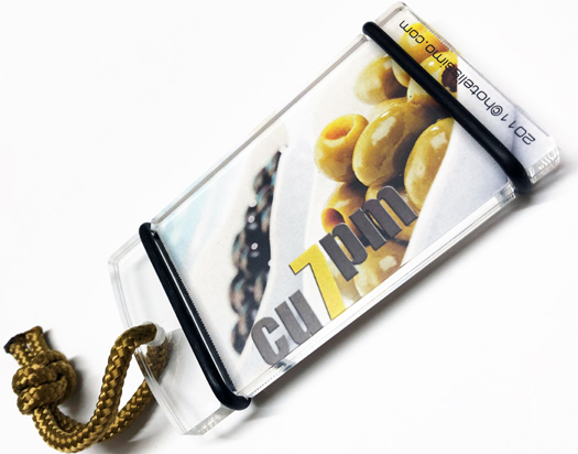 Hotelbar bewerben mit Schlüsselanhänger bewerben